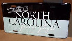 [RX1-13-03203] N.C. First In Flight Lic Plt