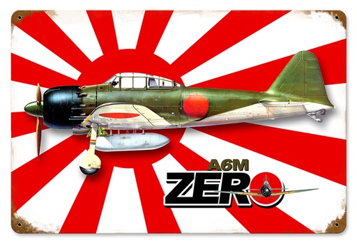 [RX1-13-08473] Zero Metal Sign 18X12