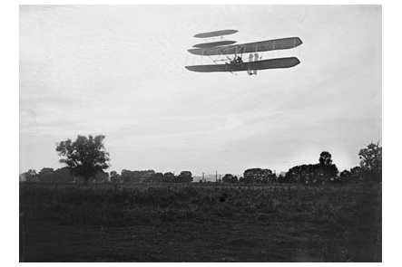 [RX1-13-17834] Postcard Orville Wright On Flight 41 At 60 Foot High