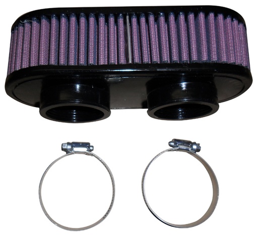 [RX1-15-08370] GPL Oval Air Filter For Dual Carburetor 532 582 618
