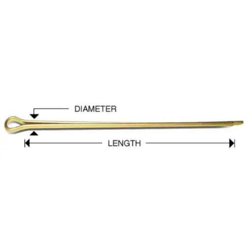 [RX1-MS24665-362] Cotter Pin AN380-4-10