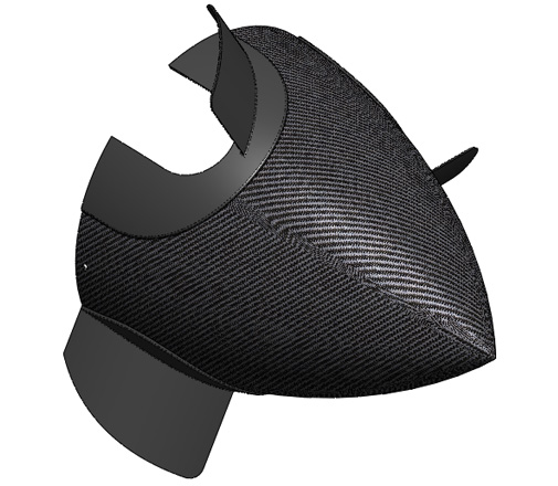 [RX1-05-06802] DUC Turbo Deflector 210MM 01-70-009