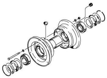 [RX1-06-00367] Cleveland Nosewheel # 40-77A