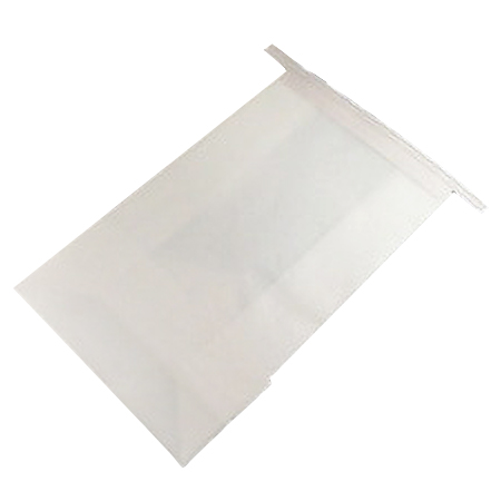 [RX1-09-05850] White Air Sickness Bag Block Bottom 23X11.5X6.5Cm 25/Bunch