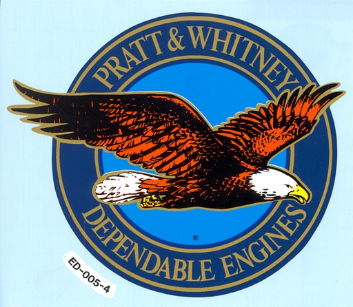 [RX1-09-43741] Pratt & Whitney 4-1/2 Decal