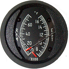 [RX1-10-01628] Swift 2 Round Tach/EGT 0-8000Rpm / 700-1700F