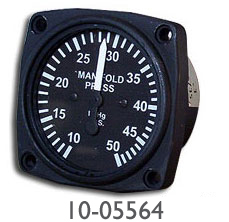 [RX1-10-05564] UMA 2-1/4 Mechanical Manifold Pressure 10-50 Inhg Rotax 914