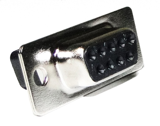 [RX1-10-05731] 9 Pin Silver Female Sub-D Crimp Connector