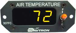 [RX1-10-08513] Davtron Model 307Fc Outside Air Temperature F & C Temp. Probe Included