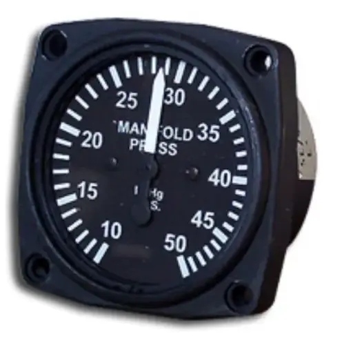 [RX1-10-11200] UMA 2-1/4 Mechanical Manifold Pressure 10 - 50 In Hg Non-TSO