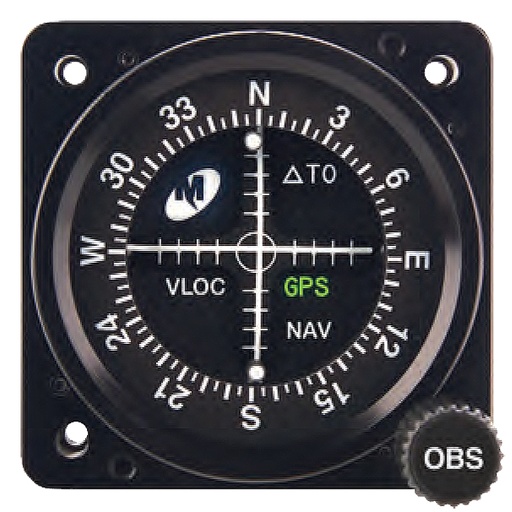 [RX1-11-05106] Mid-Continent Instruments and Avionics 2 Cdi GS LOC Nav GPS Resolver MD222-406