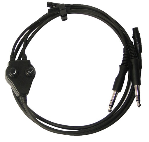 [RX1-11-06521] Pilot USA PA 79Dnc Mono & Stereo Dual GA Cable