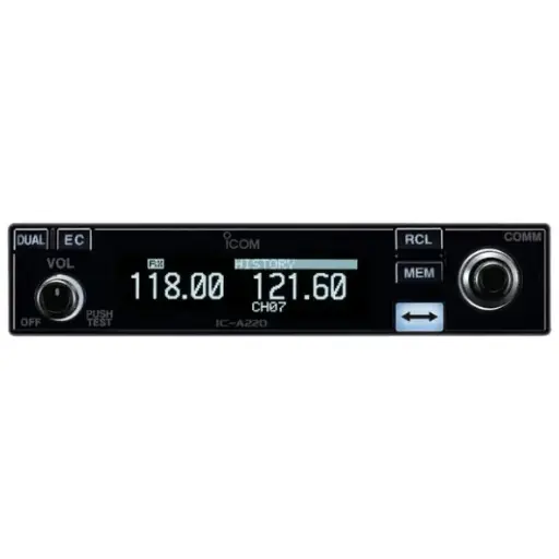 [RX1-11-13688] Icom Ic A220 COMM Panel Mount Radio Non-TSO