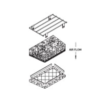 [RX1-08-08605] Brackett Aero Element Air Filter BA-8605 For BA-8610