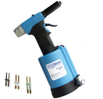 [RX1-12-03387] Blue Pneumatic Heavy Duty Air Hydraulic Riveter BP-50