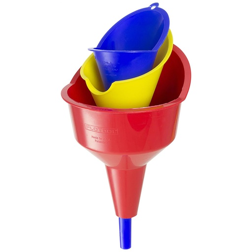 [RX1-12-06228] Flotool Super Funnel Trio 10714MX3 - 3 Pack