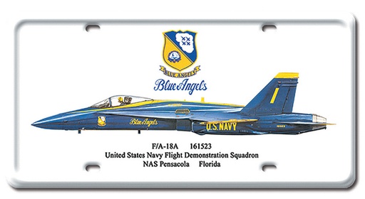 [RX1-13-08194] F/A 18 Metal License Plate 12X6
