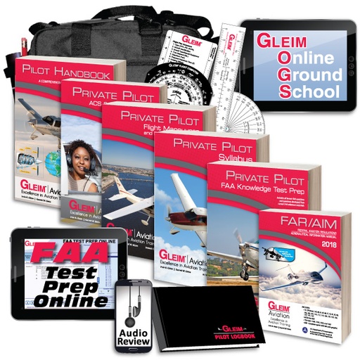 [RX1-13-11646] Gleim Deluxe Private Pilot Kit With Audio Review