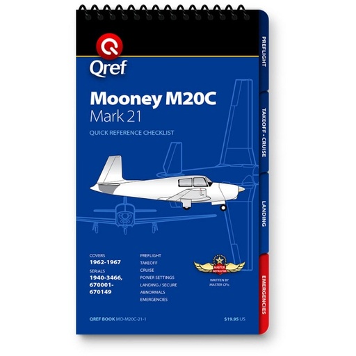 [RX1-13-15589] Mooney M20C Mark 21 QREF Book
