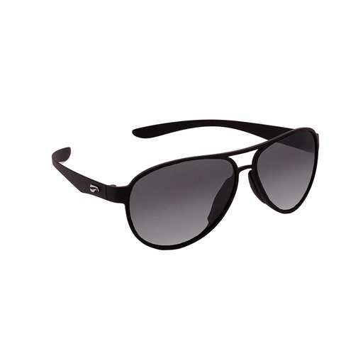 [RX1-13-23372] Cooper Narrow Aviator Matte Black Gradient Gray Tint
