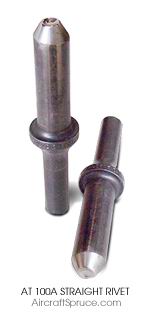 [RX1-AT-100A-3-1/8] Straight Rivet Set At-100A-3-1/8