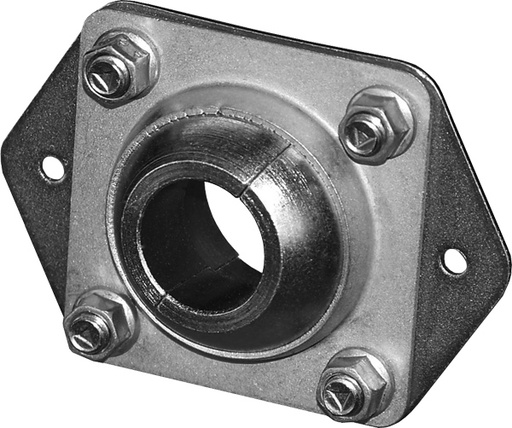 [RX1-05-06942] Spherical Metal Grommets Ball Hole .375