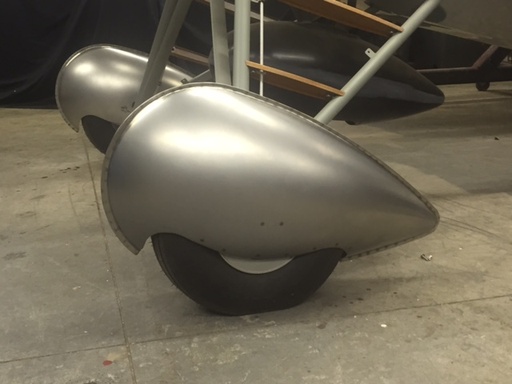 [RX1-05-12791] Vintage Metal Wheel Pants