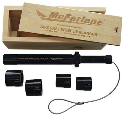 [RX1-05-12922] McFarlane Aircraft Wheel & Prop Balancer 1 / 1-1/4 & 1-1/2 TOOL129
