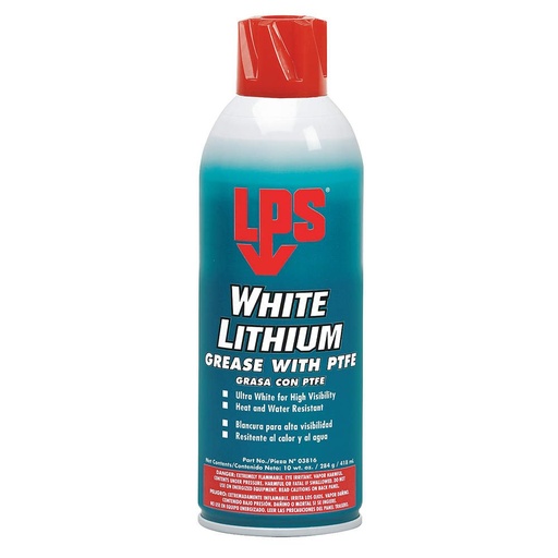 [RX1-09-04288] LPS 03816 White Lithium Grease 10Oz Aerosol