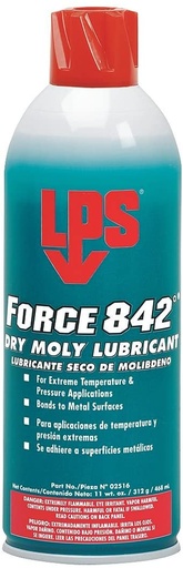 [RX1-09-04285] LPS 02516 Force 842 Dry Moly 11Oz Aerosol