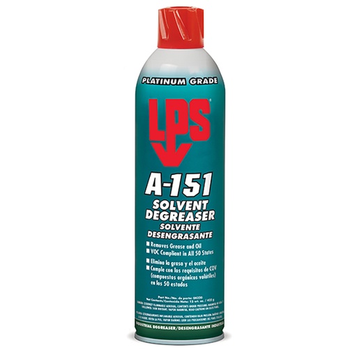 [RX1-09-05423-12] LPS 04320 A-151 Solvent Degreaser 15Oz Aerosol Case Of 12