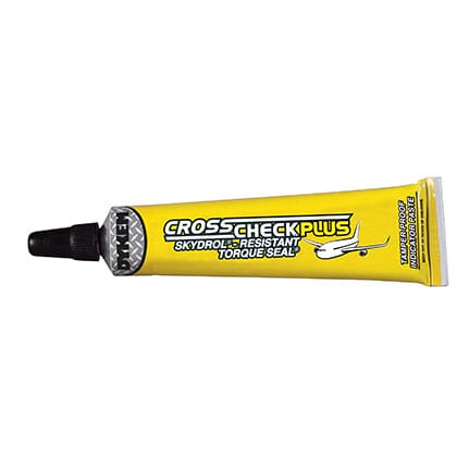 [RX1-09-25811-24] ITW Dykem Yellow 83417 Cross Check Plus 1Oz Case Of 24