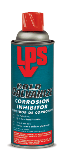 [RX1-09-26425-12] LPS 00516 Cold Galvanize Corrosion Inhibitor 14Oz Aerosol Case Of 12