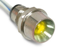 [RX1-10-04165] Electronics International Al-1 Yellow Annunciator Light 12V Or 24V PMA