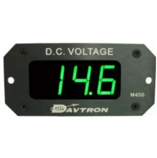 [RX1-10-04556] Davtron Model 450A-Green Voltmeter Green LED With Remote Sensing