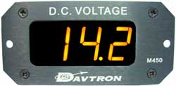 [RX1-10-04556] Davtron Model 450A-Green Voltmeter Green LED With Remote Sensing