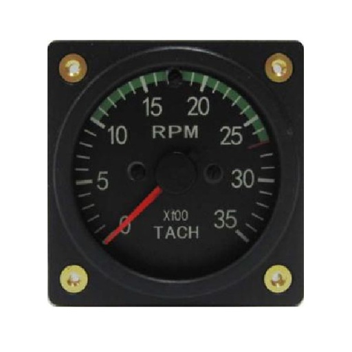 [RX1-10-06337] Swift 2-1/4 Engine Tachometer 0-3500 RPM With Hourmeter
