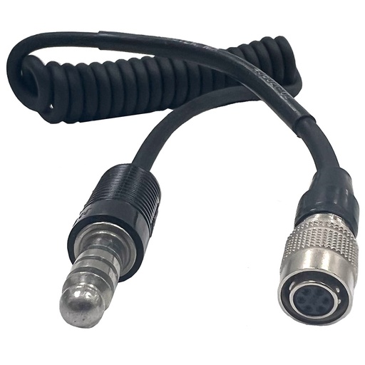 [RX1-11-04823] David Clark Enc To Helicopter Coil Cable