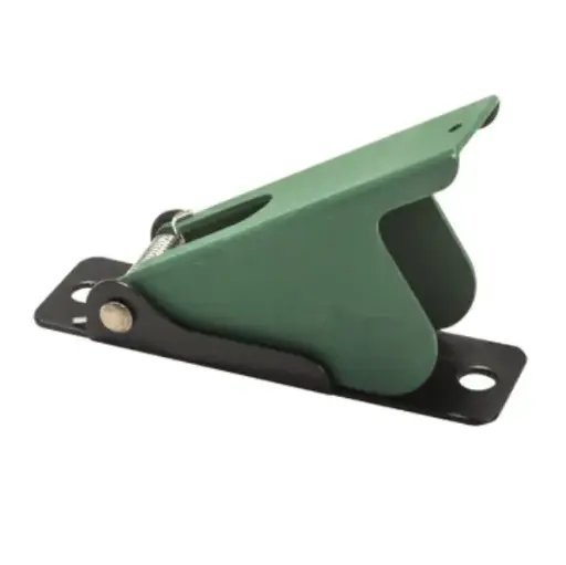 [RX1-11-06222] Metal Green Swtch Guard 2 Pos