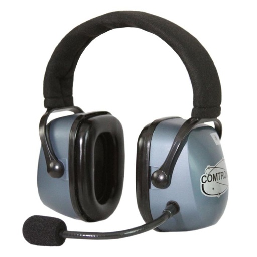 [RX1-11-07429] Comtronics Headset Pro-Lite Superior Stereo Blue Listen Only