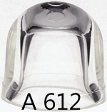 [RX1-11-07614] Whelen A612RC Lens Aviat Red