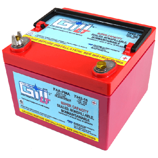 [RX1-11-17223] Gill Super Capacity Battery 7242-16