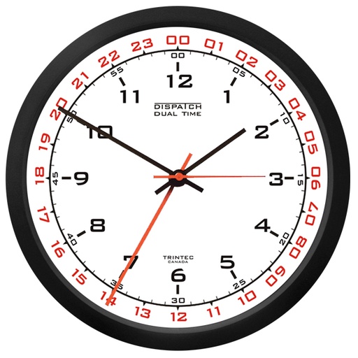 [RX1-13-02098] Dual Time 12/24 Black+
