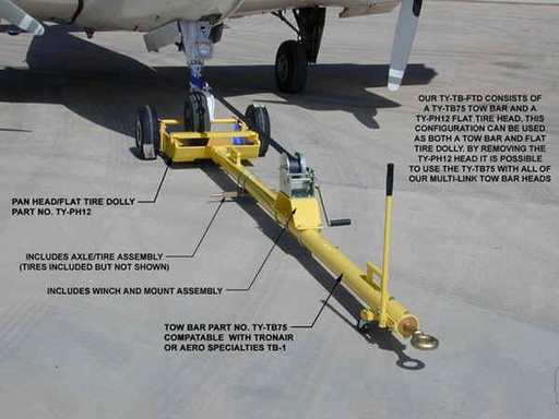 [RX1-13-04159] Ty-Tb-Ftd Flat Tire Dolly T/B