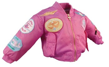 [RX1-13-08578] MA1 Jacket Pink Kids Size 7