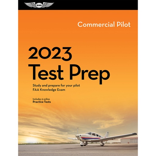 [RX1-13-10152-23] ASA COMMERCIAL PILOT TEST PREP PLUS 2023