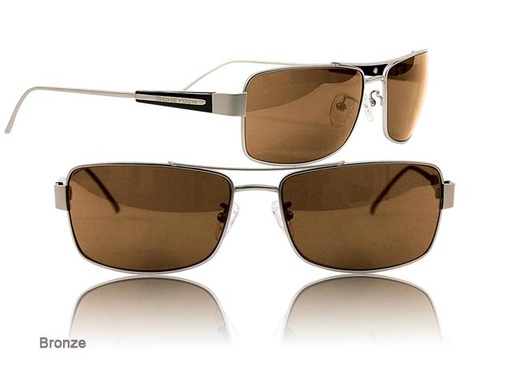 [RX1-13-11481] Scheyden Mustang Titan Titanium Frame Grey Polarized Lens
