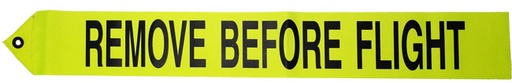 [RX1-13-16573] Remove Before Flight Black On Yellow 3 X 21