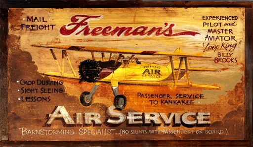 [RX1-13-17573] Freemans Metal Sign 20X32