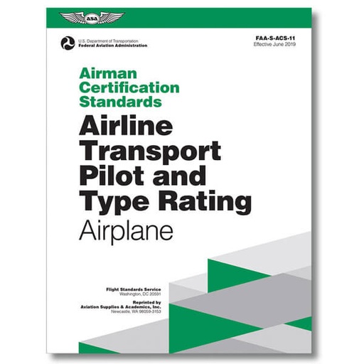 [RX1-13-22175] ASA ATP And Type Rating For Airplane (Softcover)